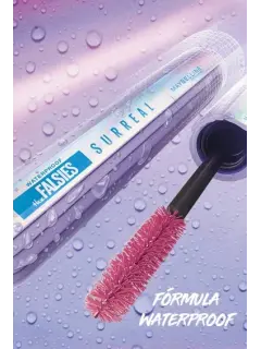 MASCARA DE PESTAÑA SURREAL MAYBELLINE A PRUEBA DE AGUA TONO 185