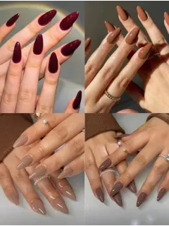 96 PIEZAS DE UÑAS MULTICOLOR