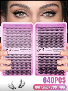 PESTAÑAS POR PUNTO TAMAÑO 10D-20D-30D-40D