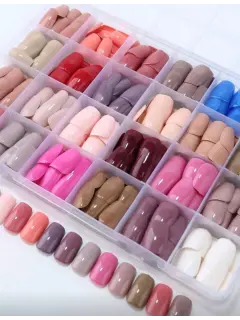 720 PIEZAS DE UÑAS MULTICOLOR SET 2
