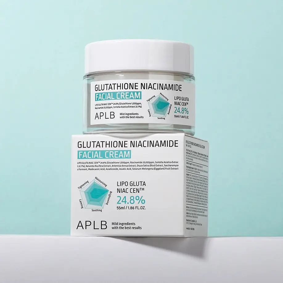 CREMA FACIAL GLUTATHIONE NIACINAMIDE APLB 55 ML - Imagen 3