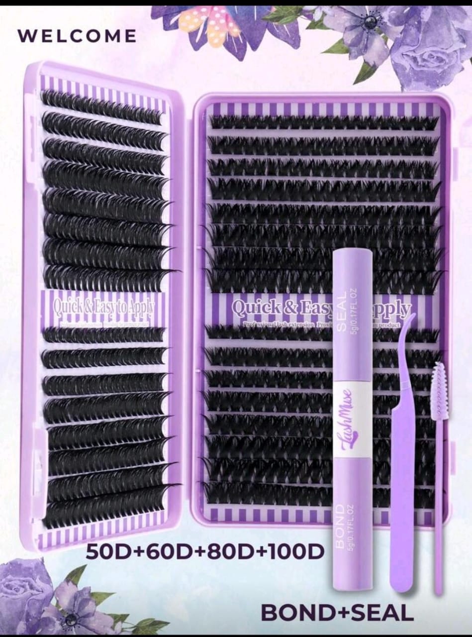 KIT DE PESTAÑAS POR PUNTO 50D/60D/80D/100D