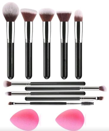 BROCHAS NEGRAS CON BLENDER ROSADAS