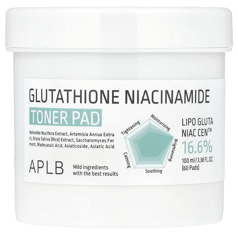 GLUTATHIONE NIACINAMIDE TÓNER PAD APLB