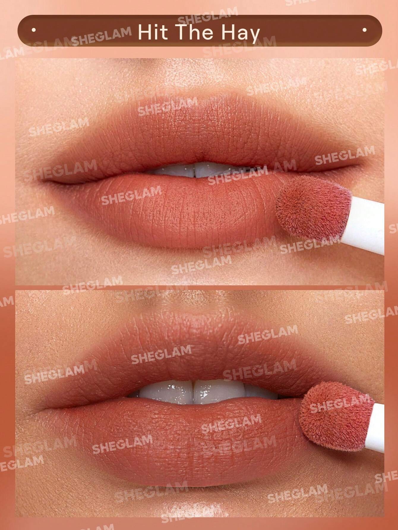 LÁPIZ LABIAL LÍQUIDO MATE POUT PILLOW CUSHION SHEGLAM - Imagen 2