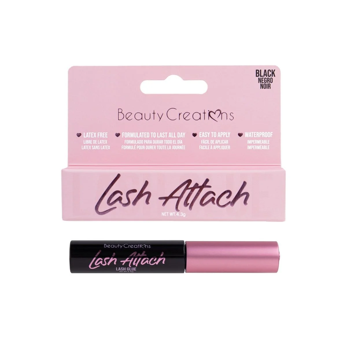 PEGA PARA PESTAÑAS BEAUTY CREATIONS NEGRO