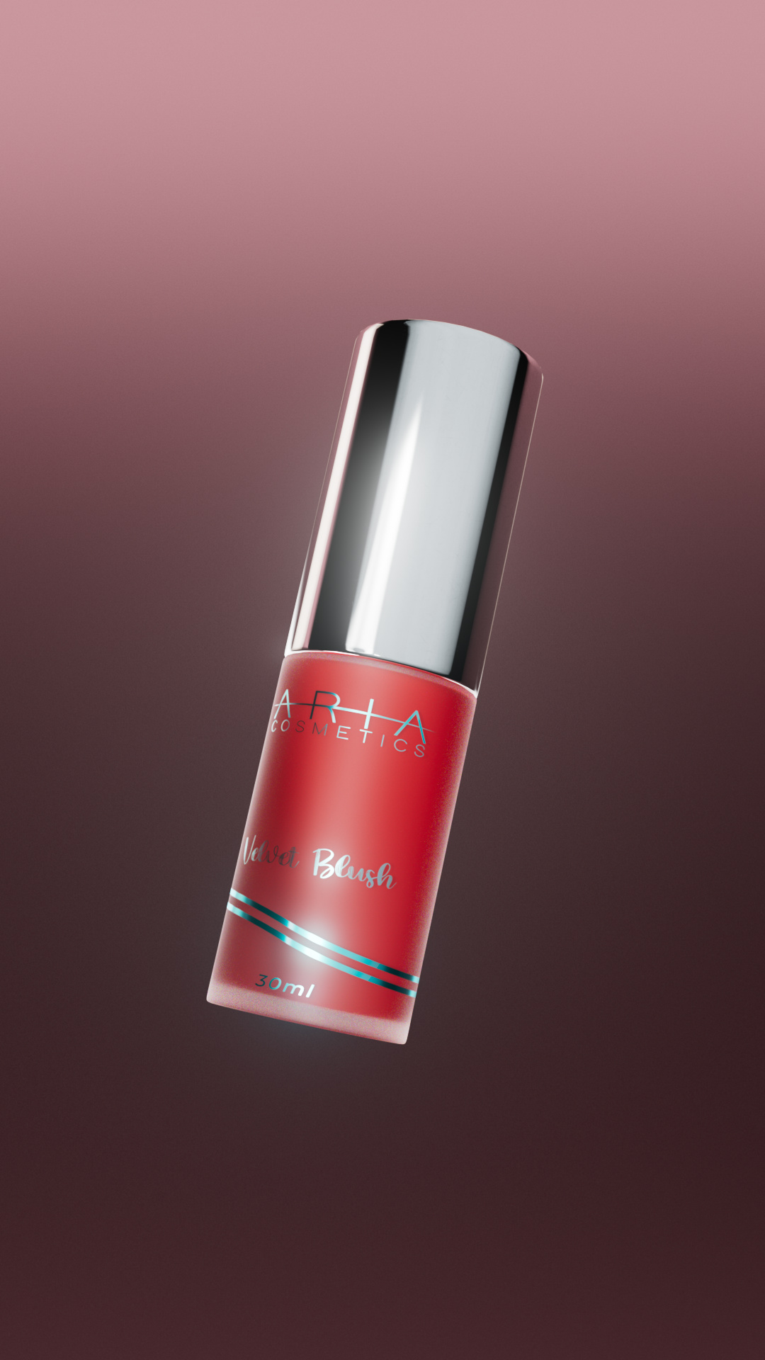 RUBOR LIQUIDO VELVET ARIA COSMETIC - Imagen 4