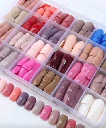 720 PIEZAS DE UÑAS MULTICOLOR SET 2