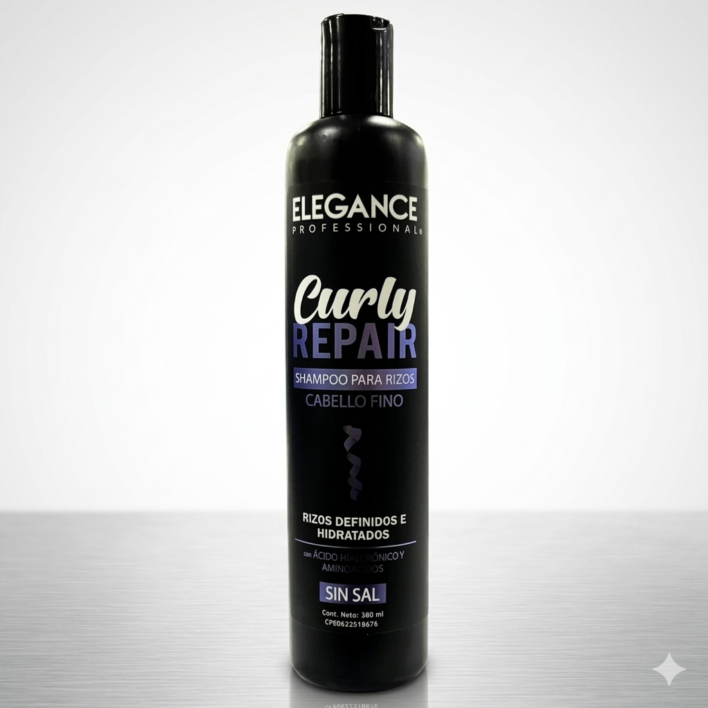 CURLY REPAIR SHAMPOO CABELLO FINO ELEGANCE