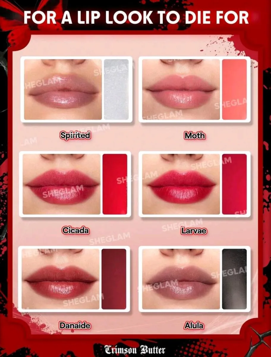 PALETA DE BRILLOS SHEGLAM CRIMSON - Imagen 2