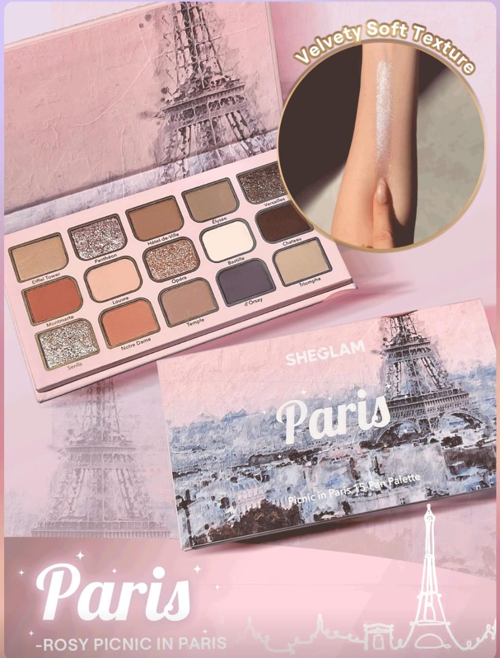 PALETA DE SOMBRAS SHEGLAM DE 20 COLORES - Imagen 2