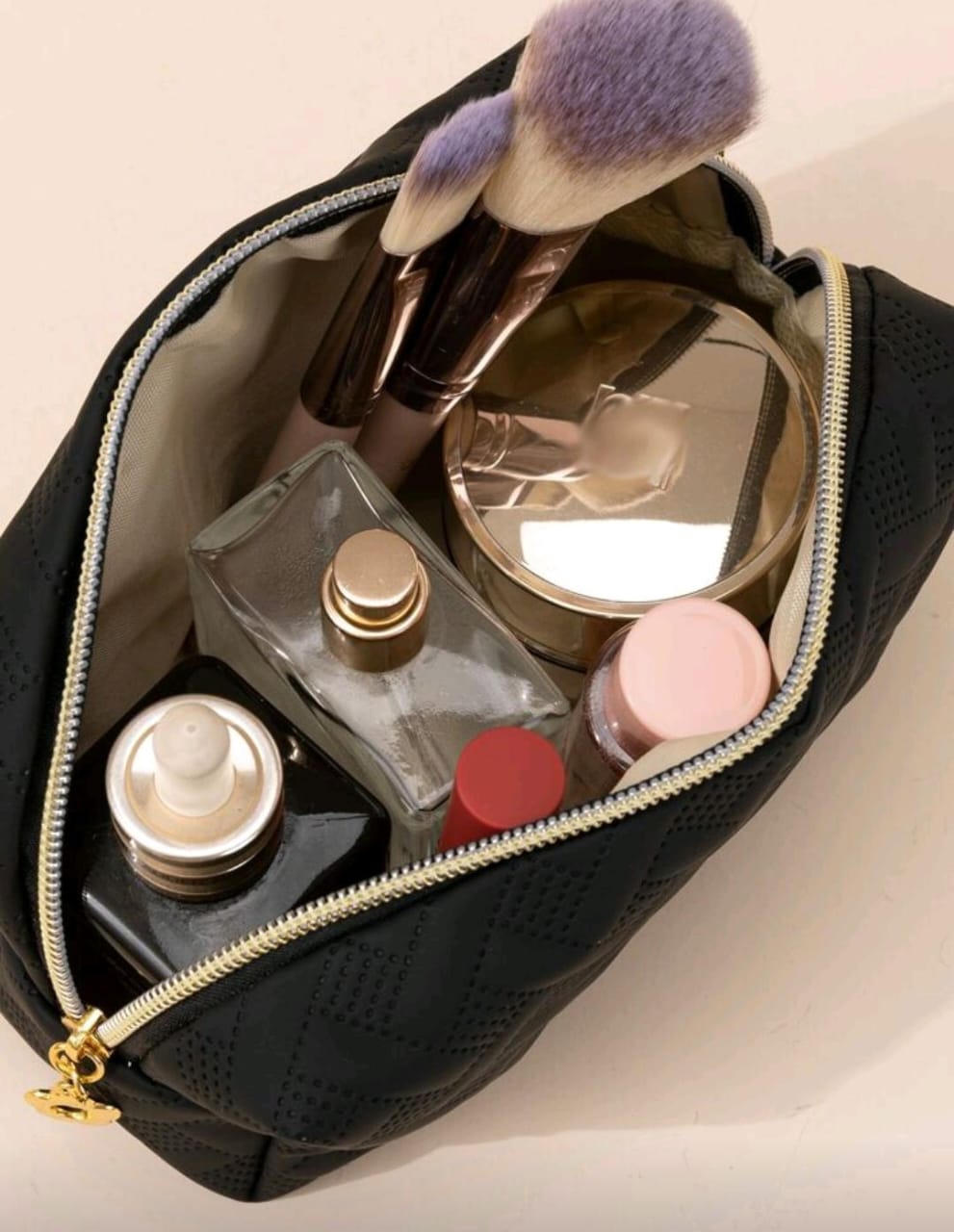COSMETIQUERAS TONOS NEGRO Y ROSA VIEJA - Imagen 2