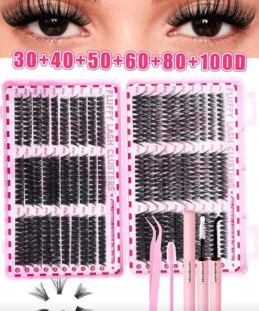 KIT DE PESTAÑAS 30-40-50-60-80-100D