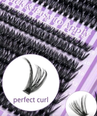 KIT DE 640 EXTENSIONES DE PESTAÑAS INDIVIDUALES 50D-60-80D-100D