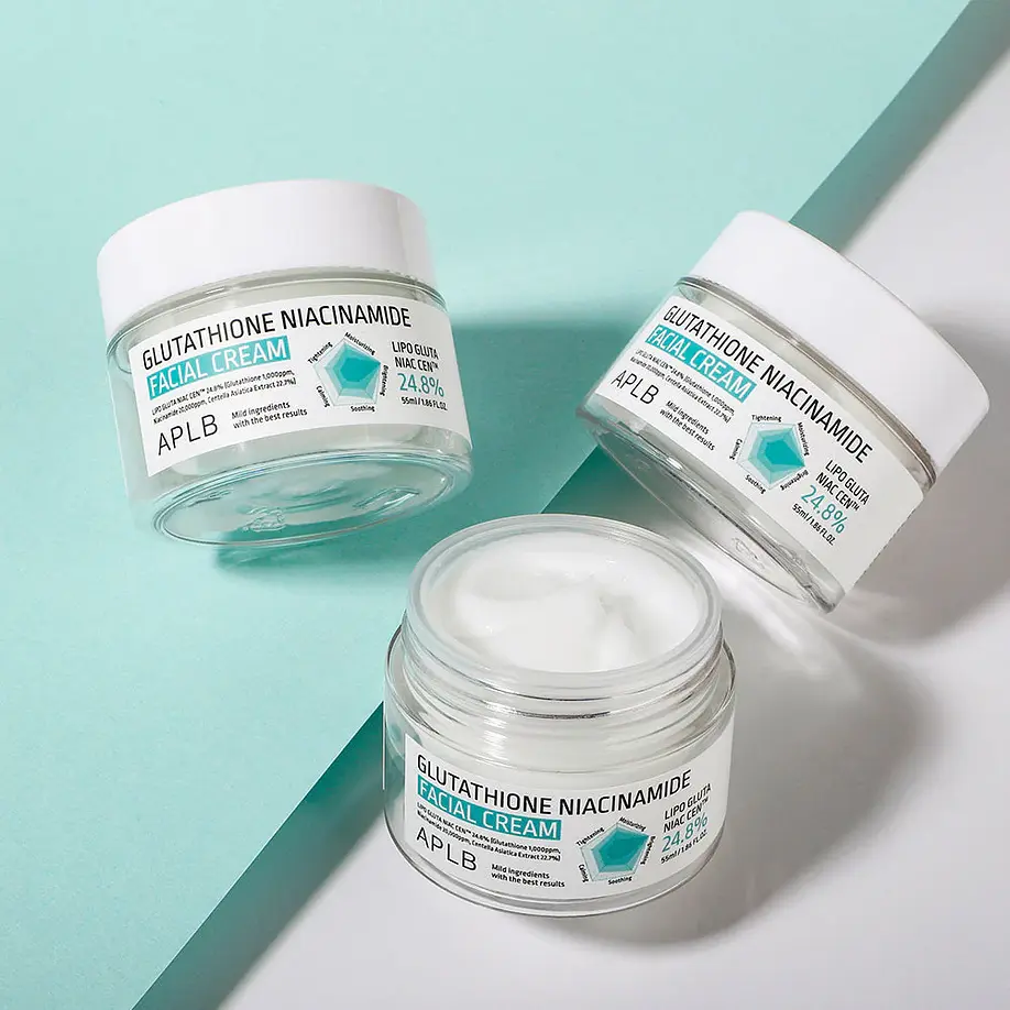 CREMA FACIAL GLUTATHIONE NIACINAMIDE APLB 55 ML - Imagen 2